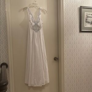 White Lace Chemise with Delicate Straps